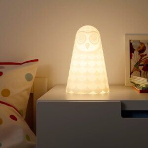IKEA Solbo Kids Table Lamp White Owl